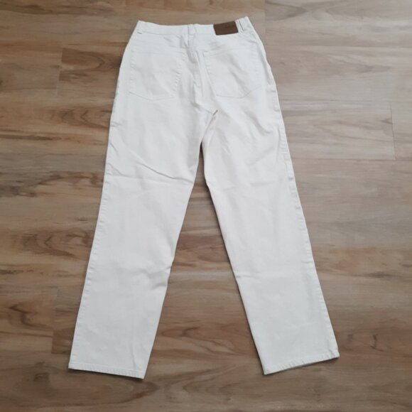 Ralph Lauren Off White Denim Jeans Size 6 - Picture 3 of 4